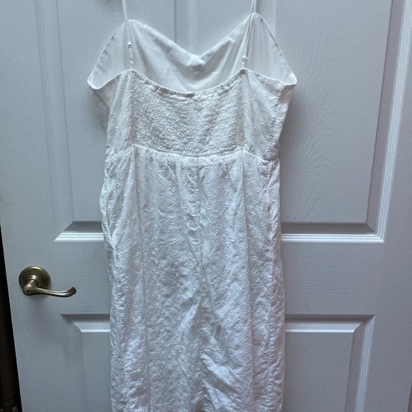 Z womens 205 collins solid white lined spaghetti strap dress size XL - Picture 2 of 3
